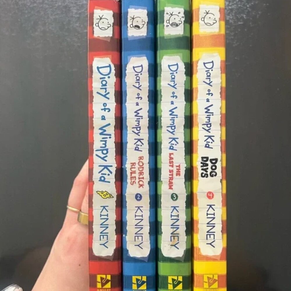 Diary of a Wimpy Kid Box of Books 1-4 Hardcover Set